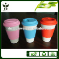 Эко-кофейная чашка hotsale из бамбука с силиконовым рукавом и крышкой
